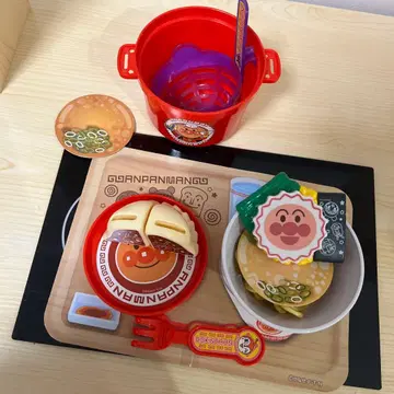 호빵맨 물 빼기 챠챠챠 라면 세트