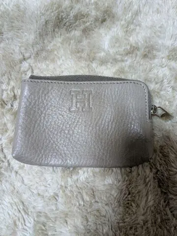 HIROFU 그레이 가죽 코인 케이스