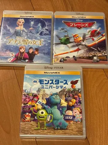 디즈니 Blu-ray&DVD 3작품 세트