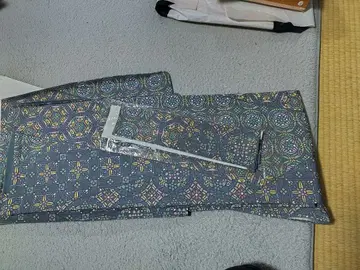 미사용 새상품급 기하학 패턴 호몬기 기장 155cm