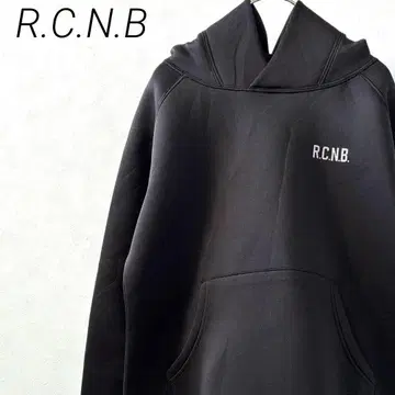 R.C.N.B 후드티 후디 로고 프린트 포켓 부착 심플