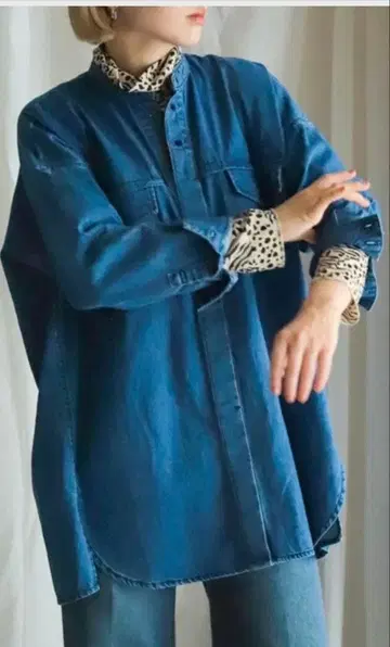 FIL DE FER 빅 데님 셔츠 6oz