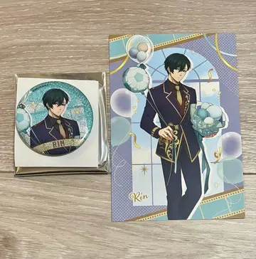 블루 록 AGF 크랙스 이토시 린 캔뱃지 특전 엽서