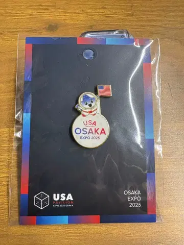 만박 핀 배지 미국관 USA 스파크 EXPO 2025 간사이 만박