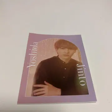 요시다 진토 키라리 스크래치 트레이딩 카드 사이즈 스티커