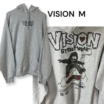 초레어 완판템 VISION STREET WEAR 후드티 스컬 스케이터 M