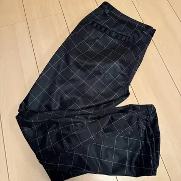 GDO ORIGINAL 골프 심플 블랙 중간 플리스 팬츠 사이즈 5