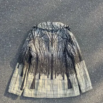 archive 00s 자켓 나무 패턴 y2k dinoworks