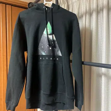 ALTAIR 블랙 후드티 L 사이즈