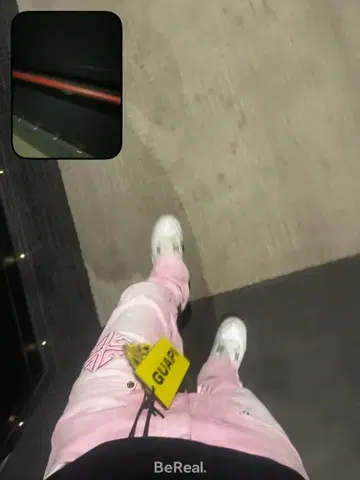 GUAPI 핑크 데님 팬츠 28