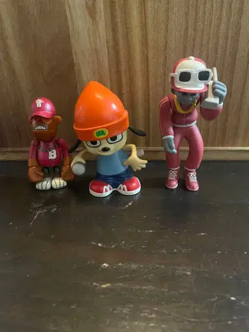 파라파라 래퍼 피규어 4체 세트 hiphop 힙합