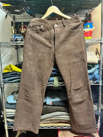 가죽 팬츠 백스킨