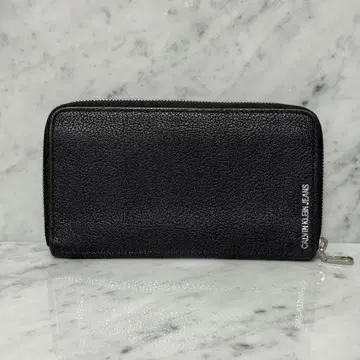 새상품급 캘빈클라인 장지갑 블랙 로고
