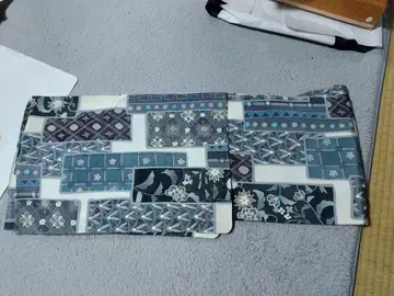 새상품급 미사용 호몬기/쓰케사게 패치워크 무늬 기장 155cm