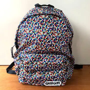 새상품급 OUTDOOR 백팩 레드 모자이크 성인용 익명 배송