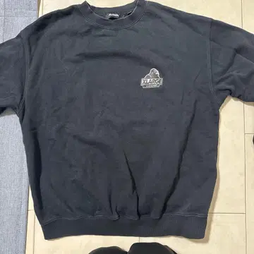 XLARGE 블랙 맨투맨 L