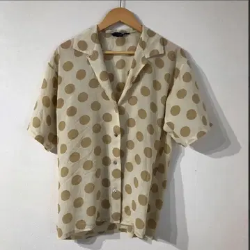 00년대 빈티지 LAUTREAMOMT 베이지 셔츠 모드