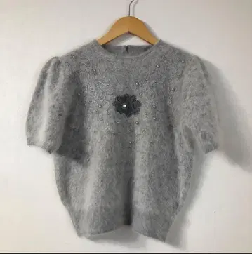 00s 빈티지 그레이 니트 스웨터 스트릿 모드