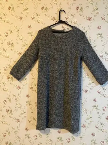 [ 새상품급 ] BEAUTY&YOUTH 그레이 A라인 원피스