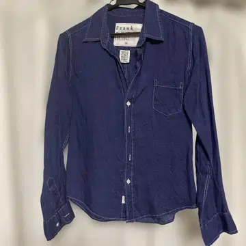프랭크 & 아일린 네이비 긴팔 셔츠 XS