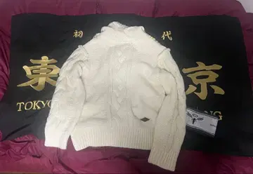 도쿄 리벤저스 RattleTrap 케이블 니트 스웨터 마츠노 치후유