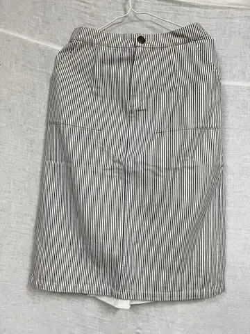 Ray BEAMS 레이빔즈 히코리 패턴 타이트 스커트 프릴 포함