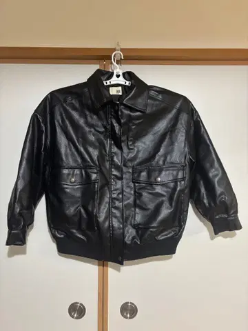 JaVa 자바 인조 가죽 빈티지 오버 사이즈 자켓