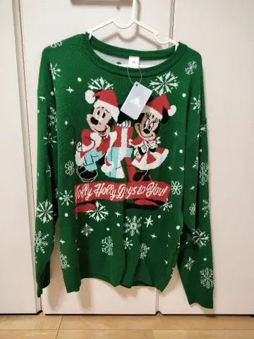 Disney 미키 미니 크리스마스 니트
