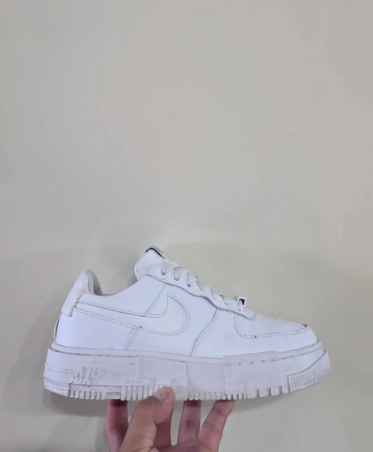 [235] Nike Air Force 1 Low Pixel Triple White - Discontinued Item, Lowest Price
