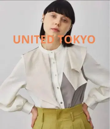유나이티드 도쿄 트위스트 프론트 블라우스