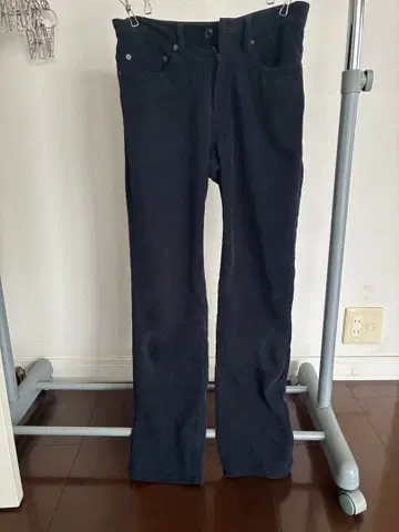 BEAMS HEART 다크 네이비 플레어 팬츠 S