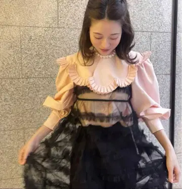 Bibiy. FRANCESCA BLOUCE 핑크 신주쿠 이세탄 한정색