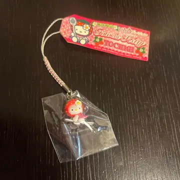 키티 스트랩 도치기 한정판 딸기 버전