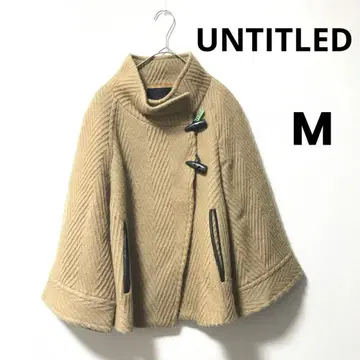 UNTITLED 울 혼방 숏코트 2호 브라운 골드 버튼 일본제