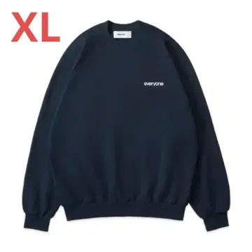 everyone 로고 맨투맨 XL