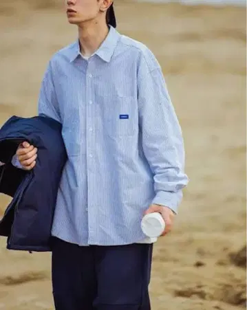 prips 캐주얼 스트라이프 셔츠 LS047