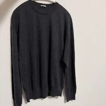 cash&barba 캐시미어 실크 180 크루넥 Charcoal