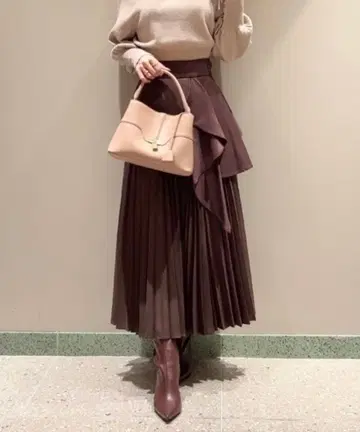 SNIDEL 플리츠 스커트