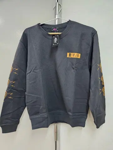 ROTAR 다크 그레이 크루넥 트레이닝복