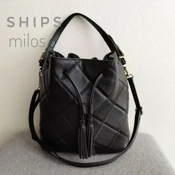 즉시 구매 대환영 SHIPS milos 퀼팅 태슬백 숄더
