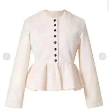 [ Bibiy ] CAMEL PEPURAMU CARDIGAN 화이트