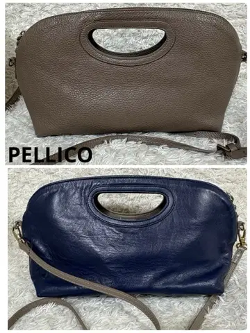펠리코 숄더백 바이컬러 가죽 2Way