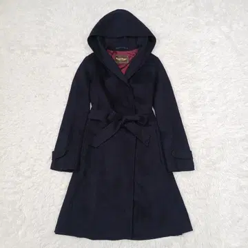 새상품급 폴 스튜어트 캐시미어 혼방 후디드 코트 여배우 옷깃 6