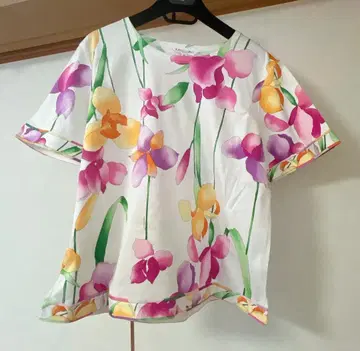 LEOPARD SPORT 플라워 프린트 반팔 상의 (42)