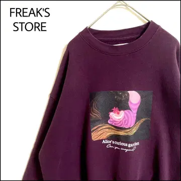 FREAK'S STORE 맨투맨 Disney 보라색 오버 사이즈