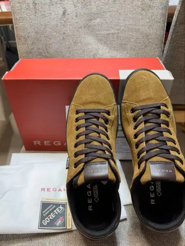 REGAL 코트 스니커즈 GORE-TEX 브라운 스웨이드