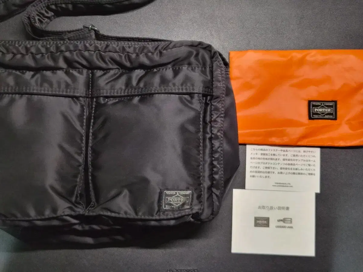 Yoshida Porter Tanker Shoulder Bag L Black