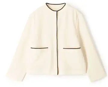 ballsey 니트 콤비 더블 크로스 크루넥 자켓