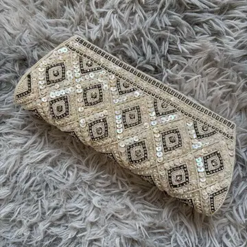 [ 새상품급 ] 스팽글 파티 백 결혼식 비쥬 클러치백