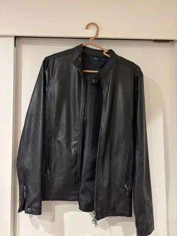 블랙 가죽 자켓 S 사이즈